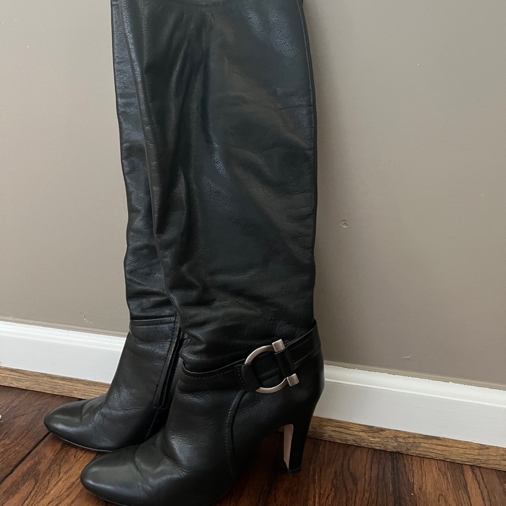 ANTONIO MELANI Black Heeled Boots